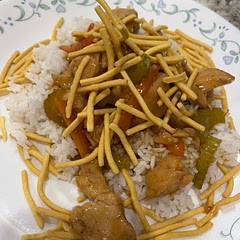 My own take I omitted the broccoli and added carrots and celery