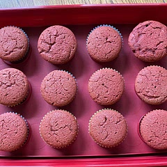 I made these vegan and you can’t tell!  My vegan daughter just LOVES these.  I substituted the butter milk with almond milk/lemon, vegan butter and vegan cream cheese. Even the cream cheese icing 
is very good!
