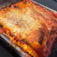 We use oven ready noodles so we don’t have to boil first. Otherwise delish!