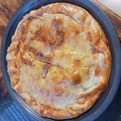 I made a pot pie and it ended up making two and 6 little muffins and the crust was amazing 