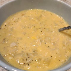 Super easy. I add 2 cloves of garlic & a tsp or 2 of dill. It's easy to scramble the eggs, so be careful. I would like it with more rice & broth.