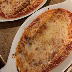 Definitely salt the cut eggplant 30 minutes beforehand and the dab with paper towel. Add spices to the breadcrumbs if using plain Panko like I did. After done frying I added sauce to a dish and the. Broiled it with mozzarella and Parmesan on top.