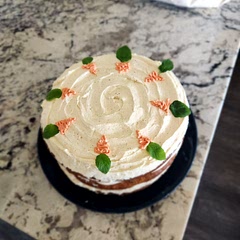 Worked really well! Don't let your cream cheese soften too much. Instead of fondant I just added some orange food coloring to the frosting and made the carrots! 