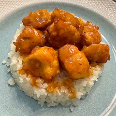 Made with cauliflower rice