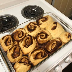 This was pre-frosting. Mine came out okay, tasted amazing! A bit intense for a beginner baker! Will certainly be tying again to fix some mistakes I made the first time!