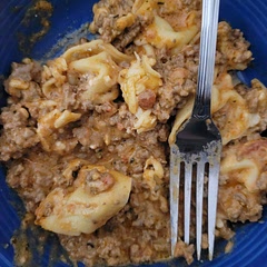 Delicious pasta dish. Was a great way to change up our biweekly pasta  dinner.