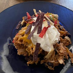 Very good! I added half a diced onion like others suggested and some garlic powder. I also used chipotle chili powder instead of plain chili. Top with sour cream and tortilla strips.
