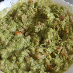 I also added some olive oil. It tasted very good and it is very easy to do it.