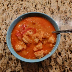 Great on a cold day. We put ours over riced cauliflower instead of rice to make it a little less heavy