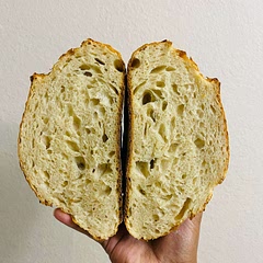 This recipe is by far the best one I’ve tried! I decided to do all bread four as i didn’t have whole wheat on hand. So simple. So delicious!