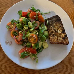 I didn’t make any changes, and while the recipe is pretty basic, it tasted really nice! Next time, I’ll use a different type of fish.