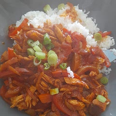 Didn't have Romano peppers so I used Bell peppers instead, still came out really good. 