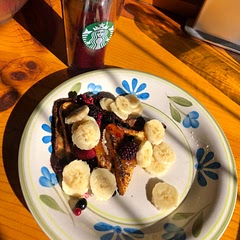 I didn’t have milk but it was good! It wasn’t really toasted, but it was my first time making it, I liked it!