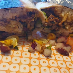 These were very tasty and even the kids enjoyed them! Minimal Cayenne pepper used as didn't want  to spicy for them. 

I slightly burnt the wrap where in the pan, this is what happens with kids being a pain while mummy is trying to cook 🤣. 