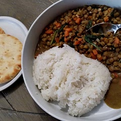 Really good! I did add carrots, doubled the garlic and ginger, used 1 tbsp hot madras curry powder, 1/2 tbsp curry powder, 1 tbsp garam masala and salt and pepper to taste. Everyone loved it!