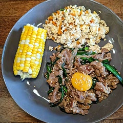 High protein and low carb fried rice sub