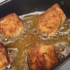 Just used sharp white cheddar. Followed recipe otherwise, next time will add more seasonings and probably sour cream to potatoes. Overall delicious though will definitely make again. 