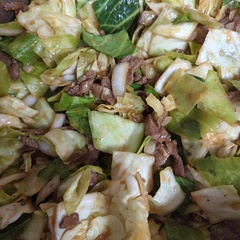I added more tomato sauce and used thin sliced sirloin. Great flavor and so simple!!