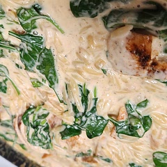 Didn't have asparagus, used spinach. Came out amazing. Going to make this a regular meal. 
