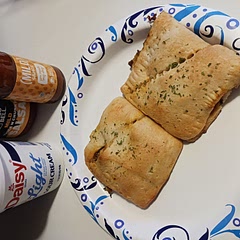 I also used the crescents in a rectangle instead of triangles. It's just easier. Serve with sour cream and salsa or taco sauce. My sons enjoyed them, husband and I thought they were just okay. Easy and fun to make though! 