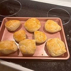 Such an easy recipe to follow! This was my first time successfully making some sort of bread! My husband claims he will not accept any other buns for work going forward 😂