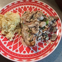 This recipe was good and a quick fix for dinner. I used half and half and it wasn't to rich.