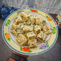 Came out very nice. I added a dash of heavy Cream in the end as i had dome leftover. I used Paccheri pasta as thats what i had on hand.