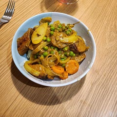 Used beef sausages but still turned out delicious 
