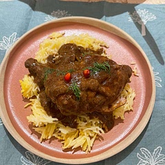 Sooooo good!! This dish and recipe blew me away! I pan-fried the chicken before adding it to cook in the stew to brown it, and I also added some onions.