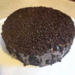 I crunch and froze 2 oreos to put on the top