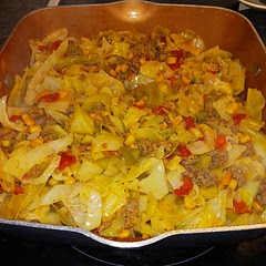 Added Slap Ya Mama Cajun Seasoning,  roasted corn, and 3 colors of bell peppers. Served over white rice. Yum!