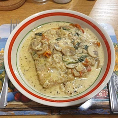 This was really good! I added some Italian herb mix, and the suggestion from another user to add mushrooms was a great idea! It's absolutely going in my recipe rotation.