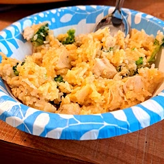 This was great! I used fresh broccoli. My rice hating toddler added some a1 and Franks red hot and even enjoyed it! 