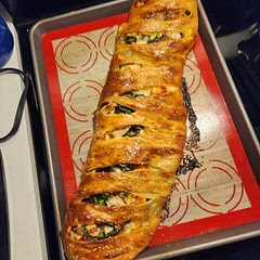 Mine was pretty lopsided but it was soooo good! I brined my chicken and then grilled it. I loved this recipe. A new favorite.