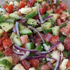 Added feta just because. YUM!