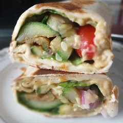 I Lovvvve the zucchini hummus wrap. I thought it would need more seasoning than just salt and Cayenne pepper but it was perfect. I used a tad bit less cayenne pepper as the husband can't handle anything spicy. 