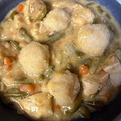 I used potato dumplings instead.