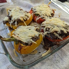 Really tastey surprising how filling it was. We used low fat mature cheddar and was nice
