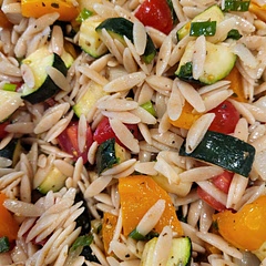 Delish! Very simple. I air fried the veggies. 