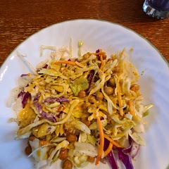 Turned out well. Very lemony but that may because i didn't have enough caper juice. I used a leftover coleslaw package instead of cabbage. 
