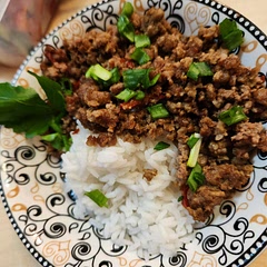 This turned out delicious! Very spicy, but I'm sure I overdid on red pepper flakes. The meat is splendid, juicy and goes fine with rice. Will absolutely make again!