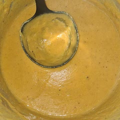 Really tasty, super easy. Shoved it all into my instant pot and clicked the soup setting. Then  I added the milk, blended and voila!