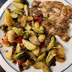 So good!! Added some adobo seasoning to the chicken and doubled the garlic. Will definitely make again as it was super easy too!