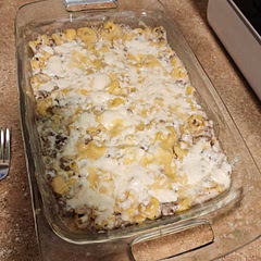 This was so easy to make and it's so creamy! I added parmesan cheese and it turned out great. 