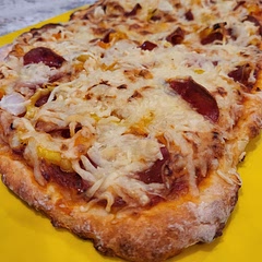Did regular pizza toppings instead of Margherita. Cooked for about 15 minutes - turned out perfect! 