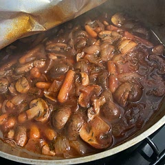 It was good! But I only used half the mushrooms and it was still SOO much. A little goes a long way, “4 portions” was more like enough for 8.