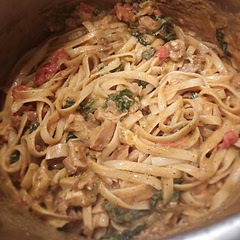 Very delicious. My family and I loved it. I doubled the recipe to make leftovers. I used plant based cream, and added some parmesan 