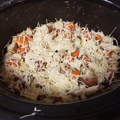 I added carrots at about an hour left. Was very good. 