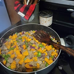 Served with a drizzle of ranch because we are Ohioans 🤣 toddler approved! I added about 1/4 teaspoon more salt and I recommend cutting your sweet potatoes smaller than I did
