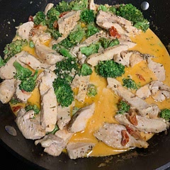 I substituted broccoli because I didn’t have spinach. Mia likes this recipe the BEST 🥰!!!